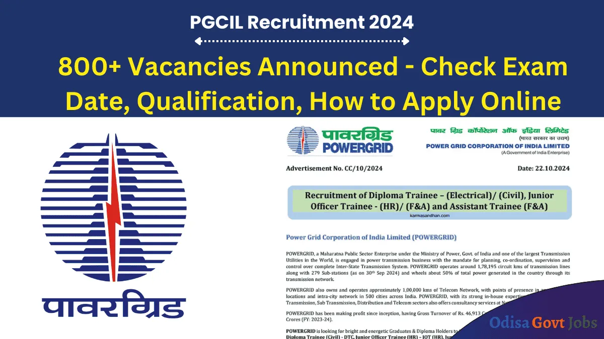 PGCIL Recruitment 2024